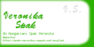 veronika spak business card